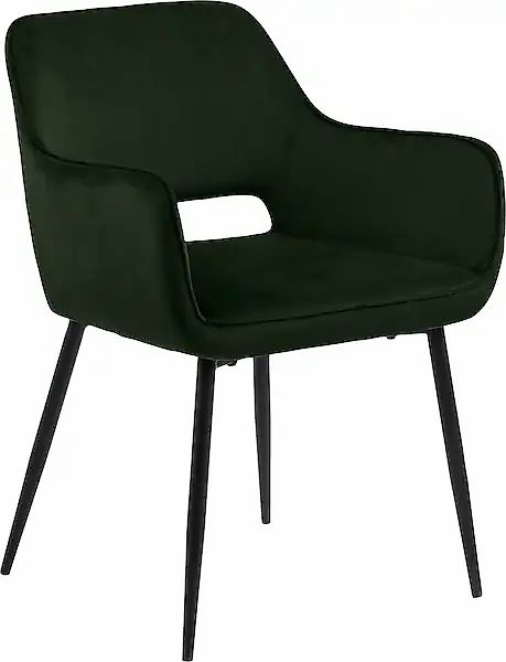 ACTONA GROUP Esszimmerstuhl »Ranja Polsterstuhl«, Samtstoff, 2er Set, Metal günstig online kaufen