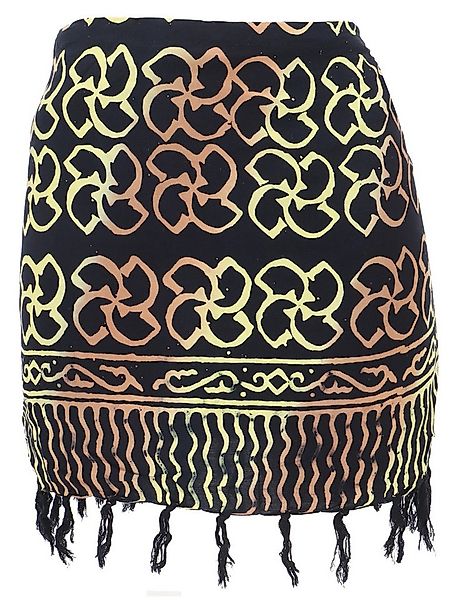 Guru-Shop Minirock Kurzer Wickelrock mit Fransen, Strandrock -.. alternativ günstig online kaufen