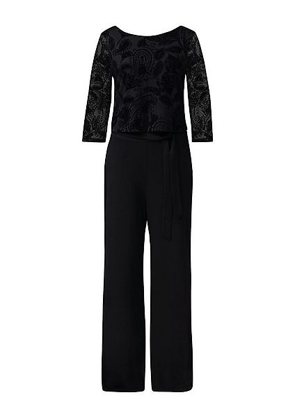comma Jumpsuit Overall Jersey-Jumpsuit im Fabric Mix günstig online kaufen