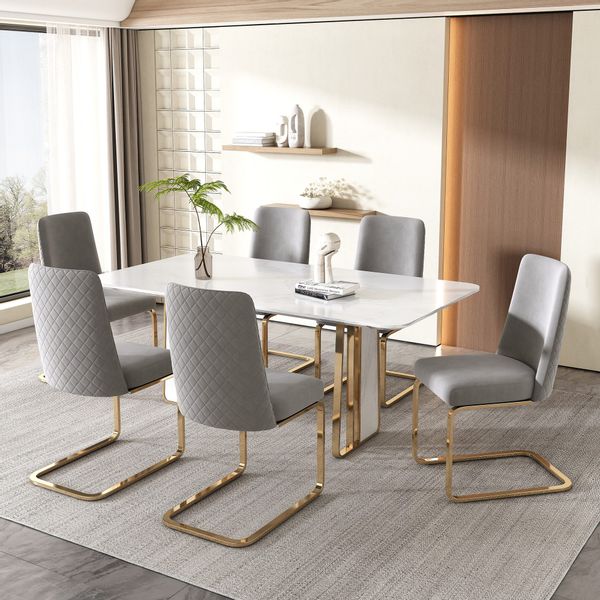 Ulife Esszimmerstuhl Polsterstuhl, Schwingstühle, Lounge-Sessel, mit günstig online kaufen
