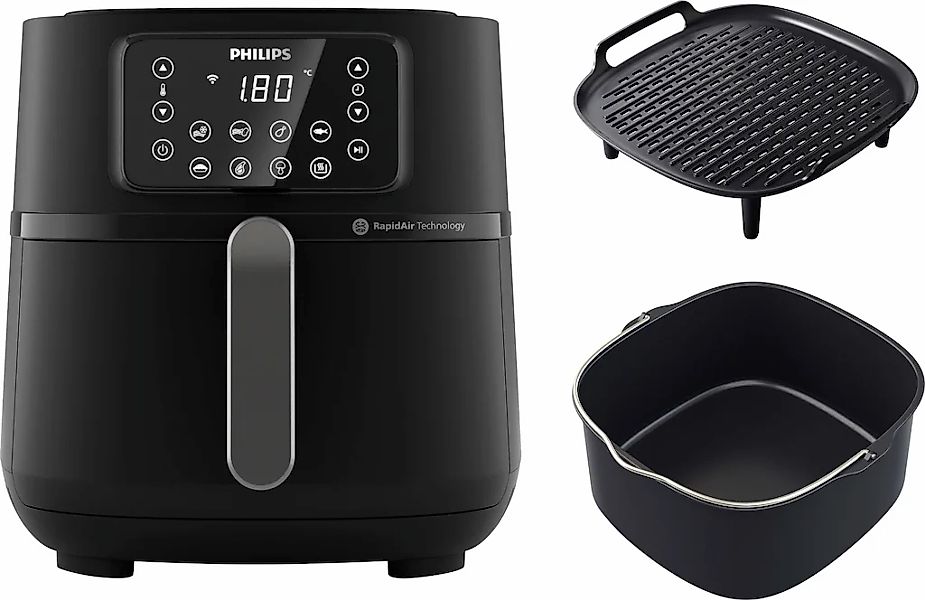 Philips Heißluftfritteuse "Airfryer XXL HD9285/96, 7,2 l" 2000 W mit 7 Vore günstig online kaufen
