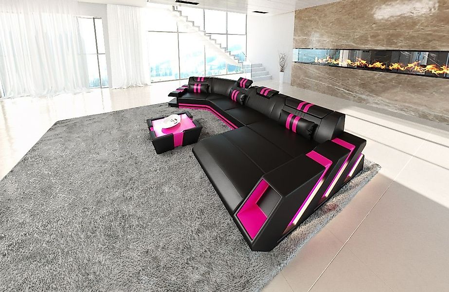 Sofa Dreams Wohnlandschaft Ledercouch Sofa Leder günstig online kaufen