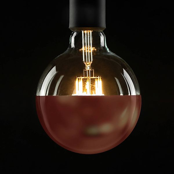 SEGULA LED-Leuchtmittel »LED Globe 125 Spiegelkopf Gold«, E27, Warmweiß, di günstig online kaufen