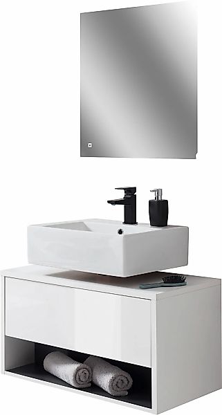 Home affaire Badmöbel-Set "Studio Line, Bad im modernen Design, 2-teiliges günstig online kaufen
