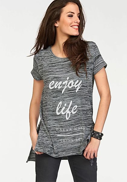 Aniston CASUAL Longshirt, mit Rundhals-Ausschnitt günstig online kaufen