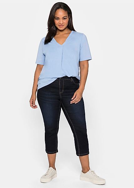 Sheego Jeansshorts Caprijeans günstig online kaufen