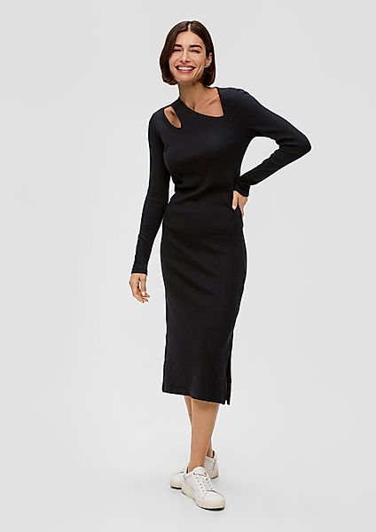 s.Oliver Midikleid Kleid Kleid mit Cut günstig online kaufen
