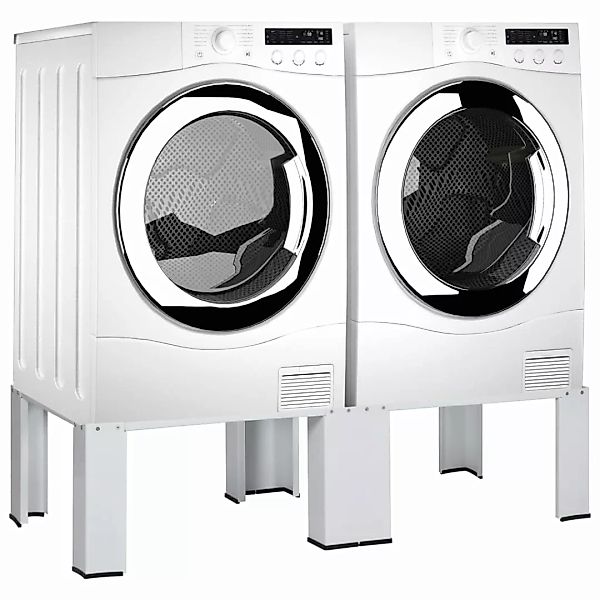 Doppeluntergestell Für Wasch- Und Trockenmaschine Weiß günstig online kaufen