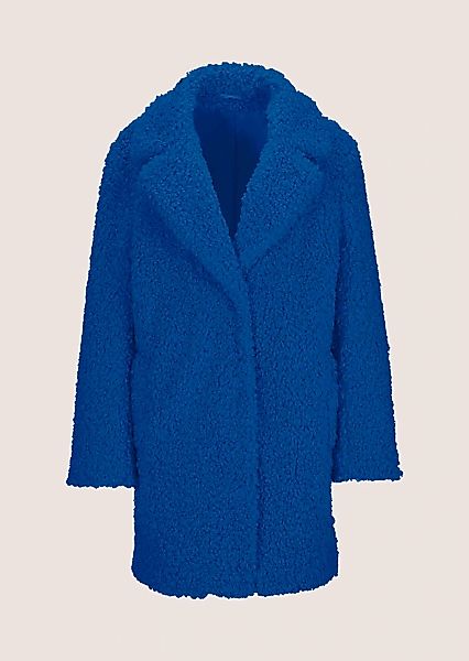 MADELEINE Langmantel "Teddy-Mantel Flauschiger Webpelz mit Reverskragen" günstig online kaufen