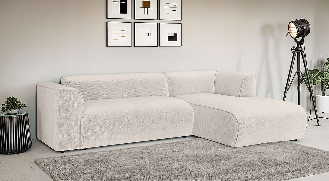 INOSIGN Ecksofa »MERID L-Form (257 cm), zeitlos & stilvolles Design,« Aufwe günstig online kaufen