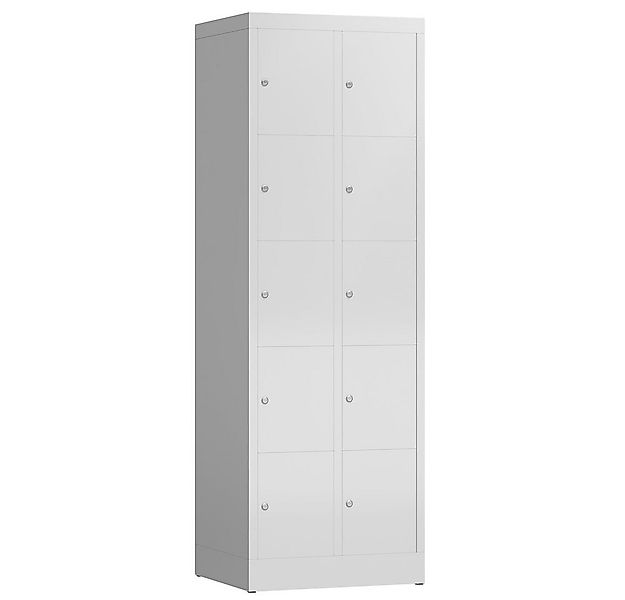 Steelboxx Fächerschrank Schließfachschrank 10 Fächer Spind 180x60x50cm (1-S günstig online kaufen