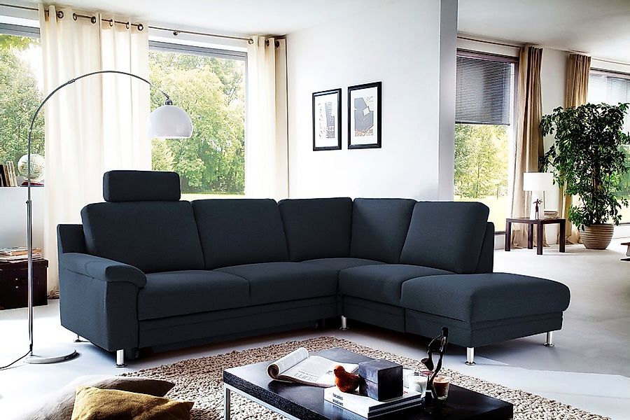 3C Carina Ecksofa »Korfu L-Form«, incl.- 1 Kopfstütze, wahlweise mit Schlaf günstig online kaufen