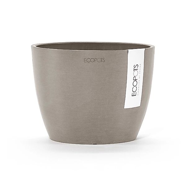 ECOPOTS Blumentopf Stockholm Mini 16 Taupe, günstig online kaufen