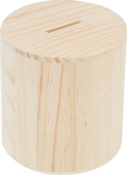 Rico Design Spardose Holz-Spardose rund, 10x10cm günstig online kaufen