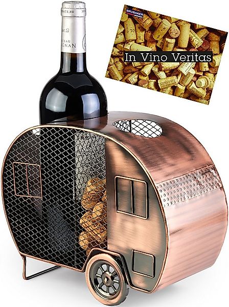 BRUBAKER Weinflaschenhalter Wohnwagen Flaschenhalter mit Korken Aufbewahrun günstig online kaufen