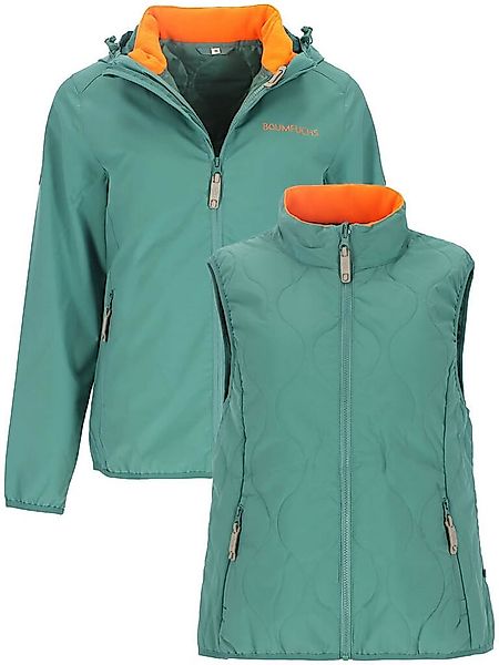 Baumfuchs Funktionsjacke 50915 Damen Jacke 2-in-1 - Jacke mit Kapuze und St günstig online kaufen