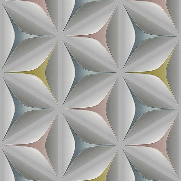 Bricoflor Skandinavische 3D Tapete ausgefallene Vliestapete mit Blumenmuste günstig online kaufen