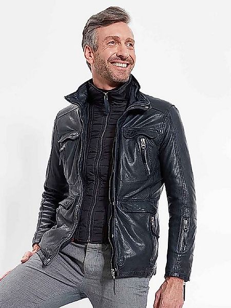 Jilani Lederjacke Salmon-6 Jilani - Herren Lederjacke Lammnappa dunkel petr günstig online kaufen