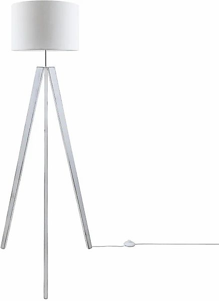 Paco Home Stehlampe »Canvas uni Color«, 1 flammig, Leuchtmittel E27   ohne günstig online kaufen