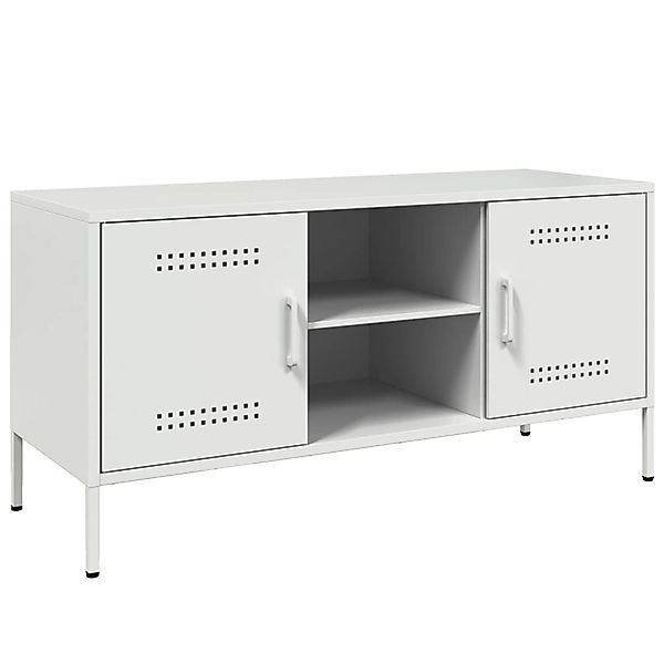 vidaXL TV-Schrank Weiß 100,5x39x50,5 cm Stahl 842993 günstig online kaufen