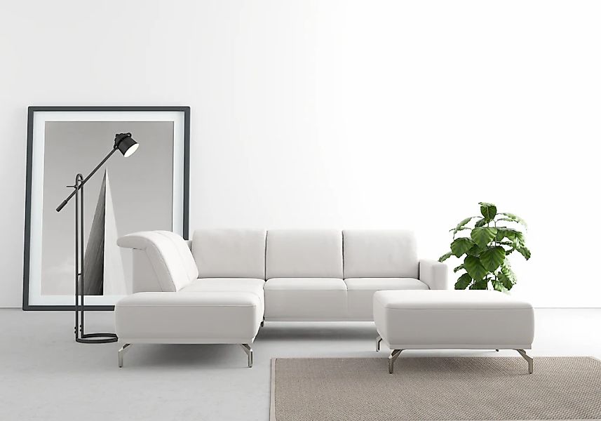 sit&more Ecksofa "Bailando L-Form" wahlweise mit Kopfteilverstellung und Vo günstig online kaufen