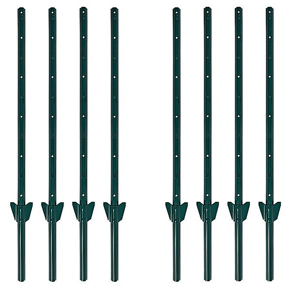 ESTEXO Zaunpfosten Zaunanker Erdanker 187 cm 8er Set Zaunhalter Pfostenset günstig online kaufen