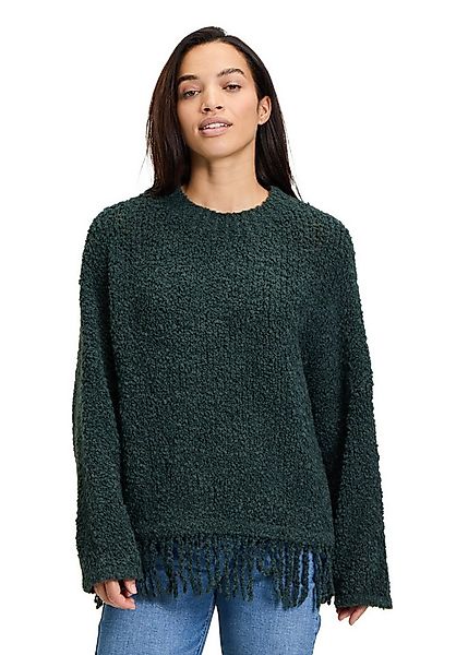 Cartoon Strickpullover Damen Strickpullover mit Fransen (1-tlg) Fransen günstig online kaufen