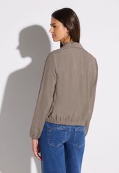 STREET ONE Langarmbluse mit Elastiksaum günstig online kaufen