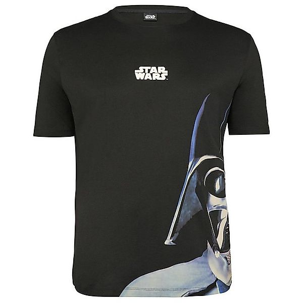 s.Oliver Rundhalsshirt Große Größe T-Shirt schwarz Star Wars™-Frontprint Da günstig online kaufen