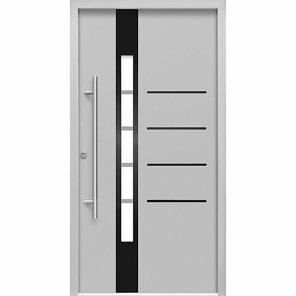 Splendoor Thermospace Sicherheits-Haustür Berlin Prime RC2 Grau 110x210 cm günstig online kaufen