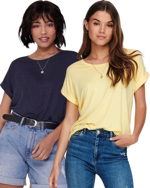 ONLY T-Shirt Stilvolles Basic Shirt mit günstig online kaufen