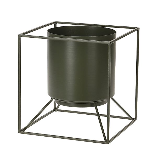 Spetebo Blumentopf Blumentopf im Halter 19x18x18 günstig online kaufen