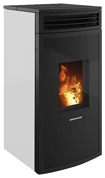 Oranier Pelletofen »Neta« Seidenweiß, 2,4 kW, günstig online kaufen