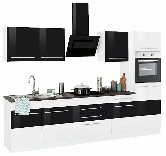 KOCHSTATION Küchenzeile »KS-Trient« Breite 290 cm, wahlweise mit E-Geräten, günstig online kaufen