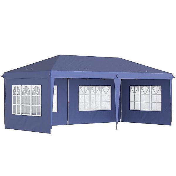 Outsunny Faltpavillon Partyzelt mit UV-Schutz, mit günstig online kaufen