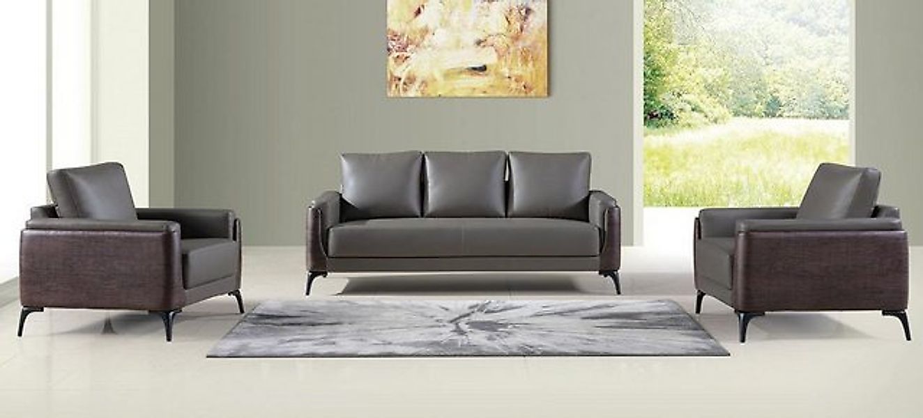 Xlmoebel Sofa Sofa-Set mit 3-Sitzer, 1-Sitzer und 1-Sitzer Designsofas, Her günstig online kaufen