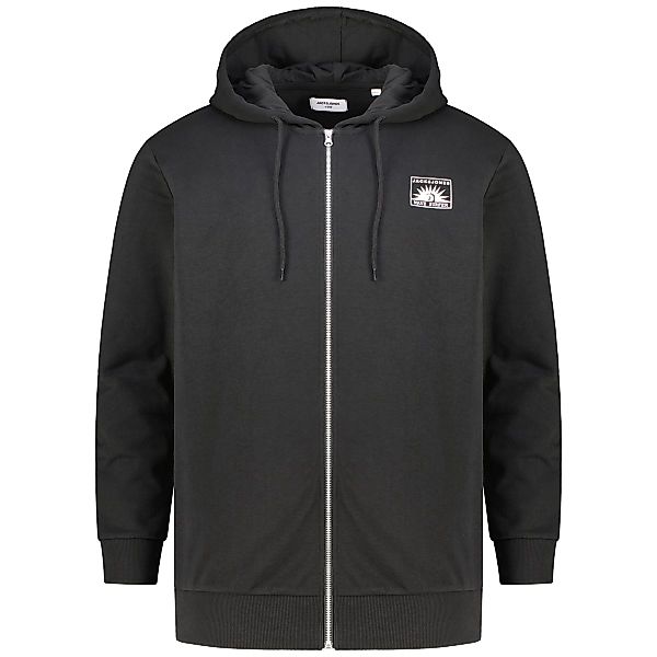 Jack&Jones Kapuzenjacke aus Baumwollmischung Farbe schwarz Größe: 5XL günstig online kaufen