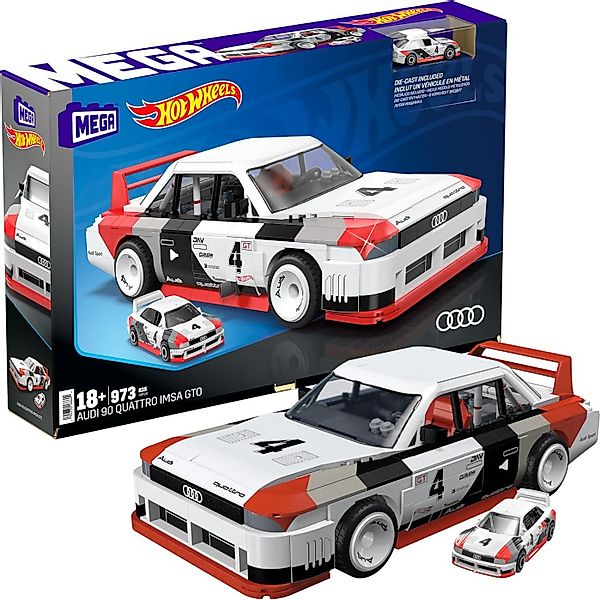 MEGA BRAND Modellauto MEGA Hot Wheels Autospielzeug Audi 90 Quattro IMSA GT günstig online kaufen