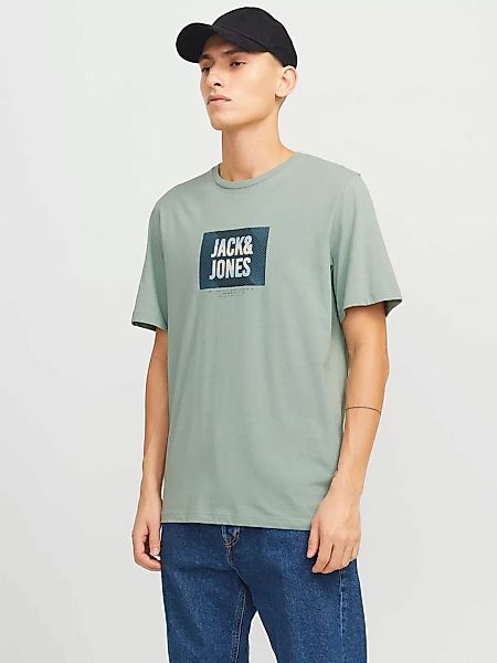 Jack & Jones Print-Shirt "JJHUDSON TEE SS CREW NECK" günstig online kaufen