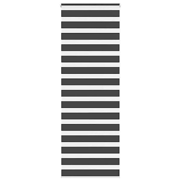 vidaXL Doppelrollo Schwarz 90x230 cm Stoffbreite 85,9 cm Polyester 4014285 günstig online kaufen