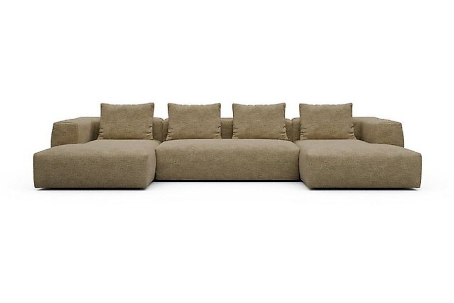 moebelfaktor Wohnlandschaft Fred mit 2-Sitzer und Chaiselongue beidseitig, günstig online kaufen