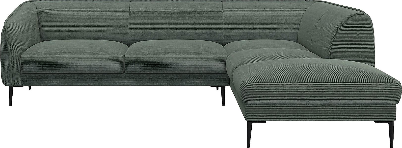 FLEXLUX Ecksofa »Belle Designsofa, L-Form, B/T 268/209 cm«, Skandinavisches günstig online kaufen