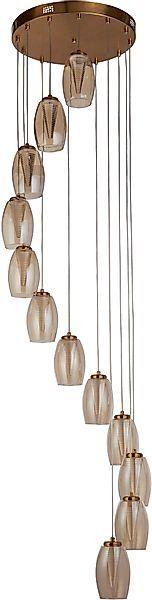 Searchlight LED-Hängeleuchte »Hängeleuchte Cyclone, 12-flammig« LED-Modul 1 günstig online kaufen