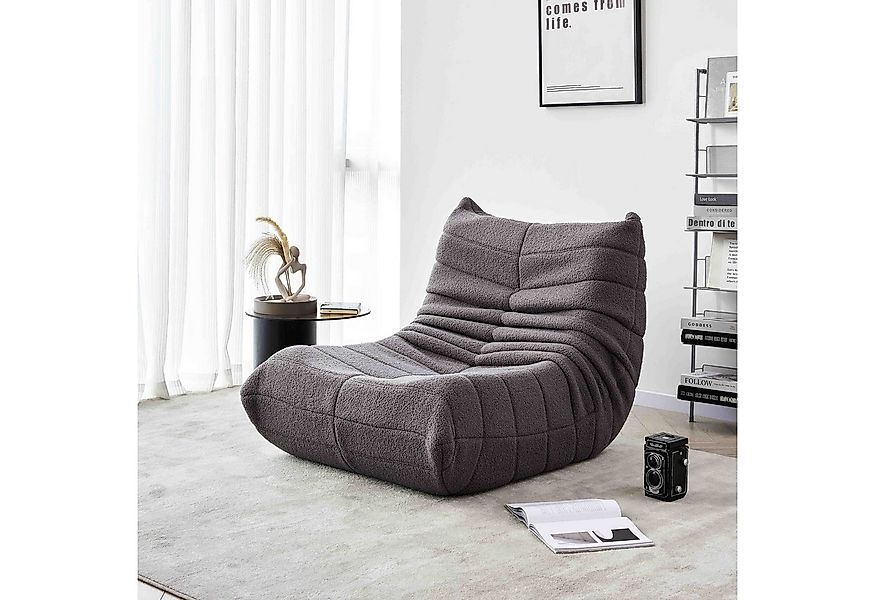 OKWISH Sofa Wohnzimmer Sofa, Loungesofa, Teddyfleece+Schaumstoff mit hoher günstig online kaufen