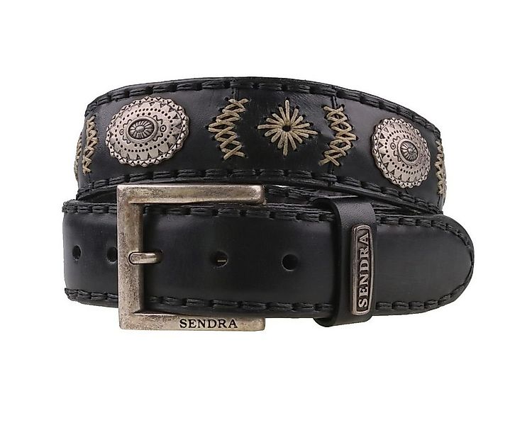 Sendra Boots Ledergürtel 8535-schwarz günstig online kaufen