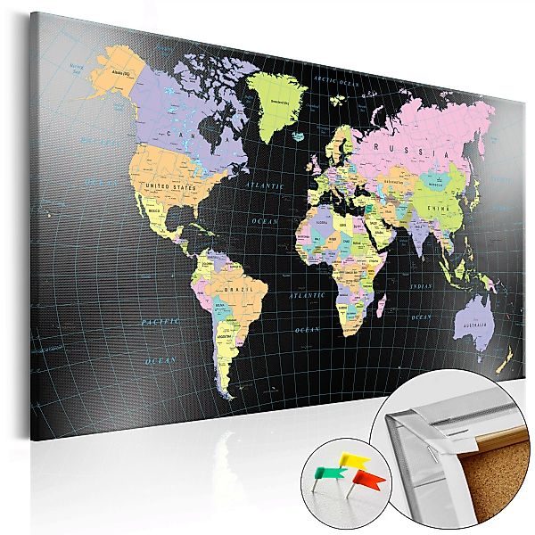 Korkbild - Human's Kingdom [cork Map] günstig online kaufen