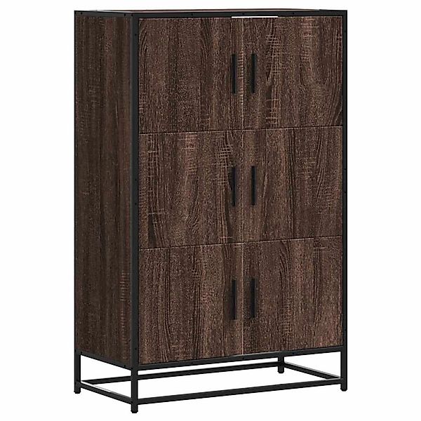 vidaXL Highboard Braun Eichen-Optik 68x35x106,5cm Holzwerkstoff Metall 8490 günstig online kaufen