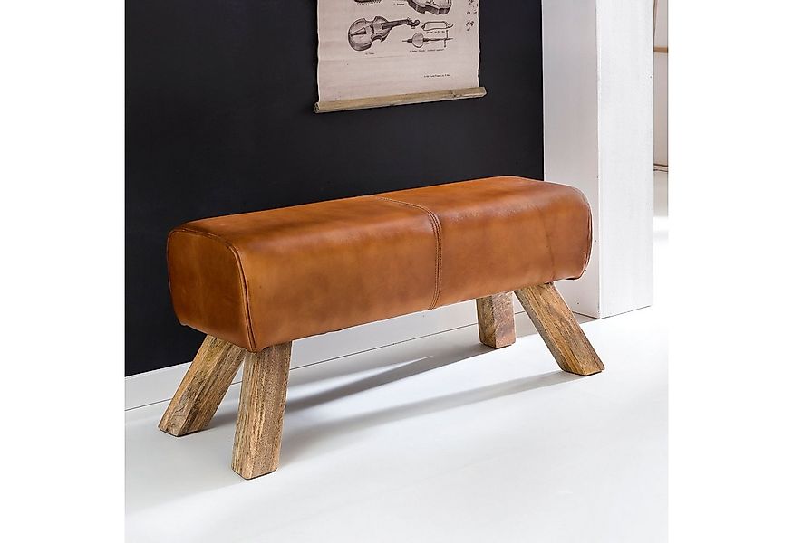 FINEBUY Hockerbank FB45549 Sitzhocker FB45549 Holz 90x30x43 cm Garderobenba günstig online kaufen