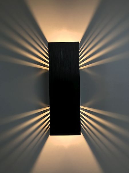 SpiceLED LED Wandleuchte Black Edition, Warmweiß günstig online kaufen