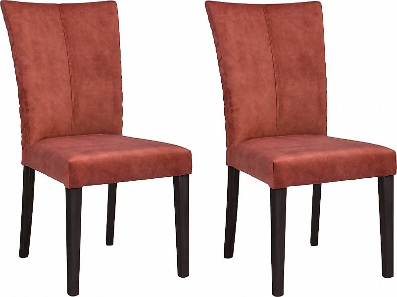 Leonique 4-Fußstuhl "Vence" (Set) 2 Stk.mit Rautensteppung in der Rückenleh günstig online kaufen